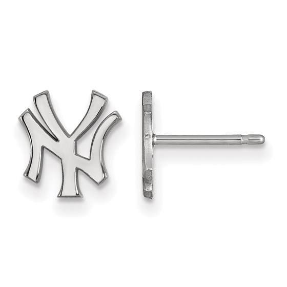 Sterling Silver MLB New York Yankees Post Earrings Sterling Silver MLB New York Yankees Post Earrings